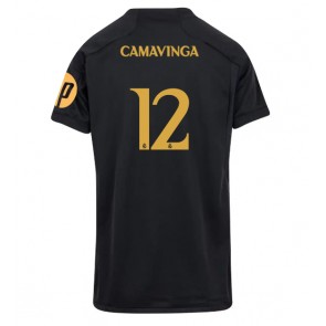 Real Madrid Eduardo Camavinga #12 Tredje Tröja Dam 2023-24 Kortärmad